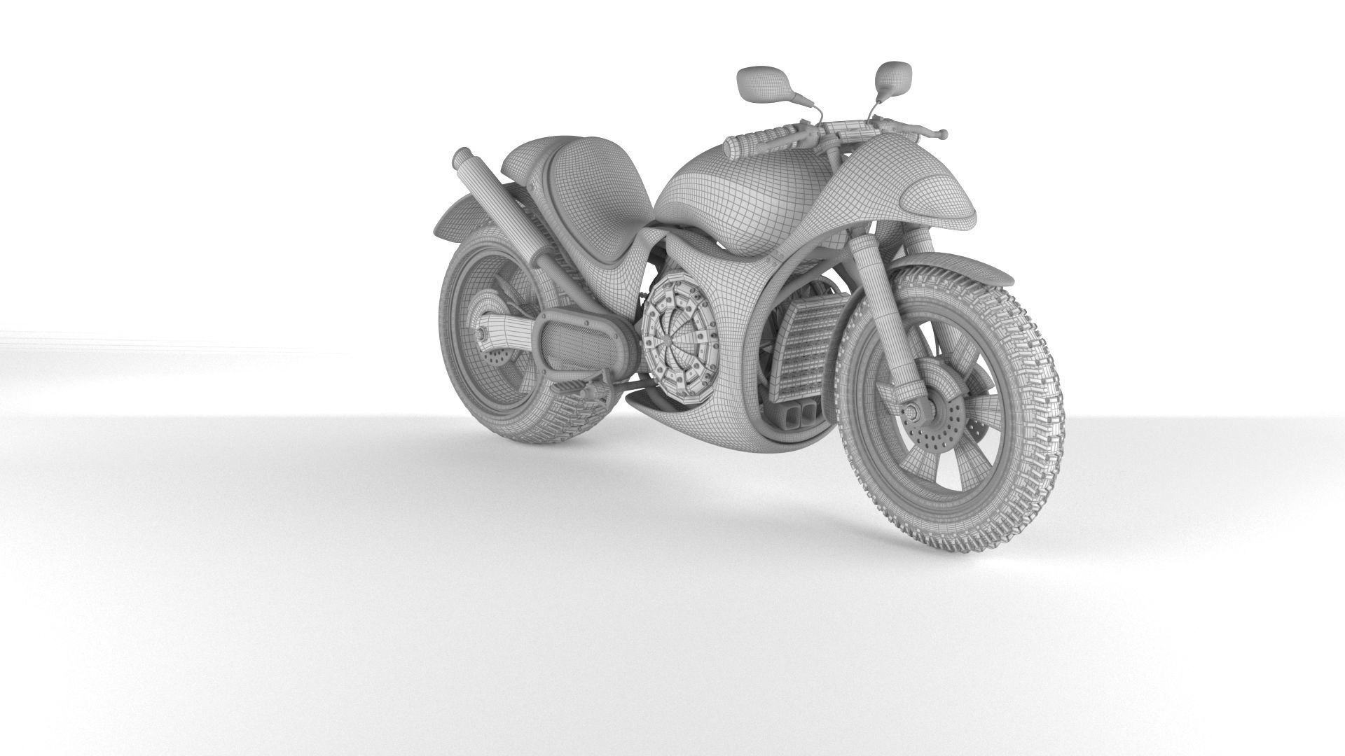 Motorcycle 3D model_9