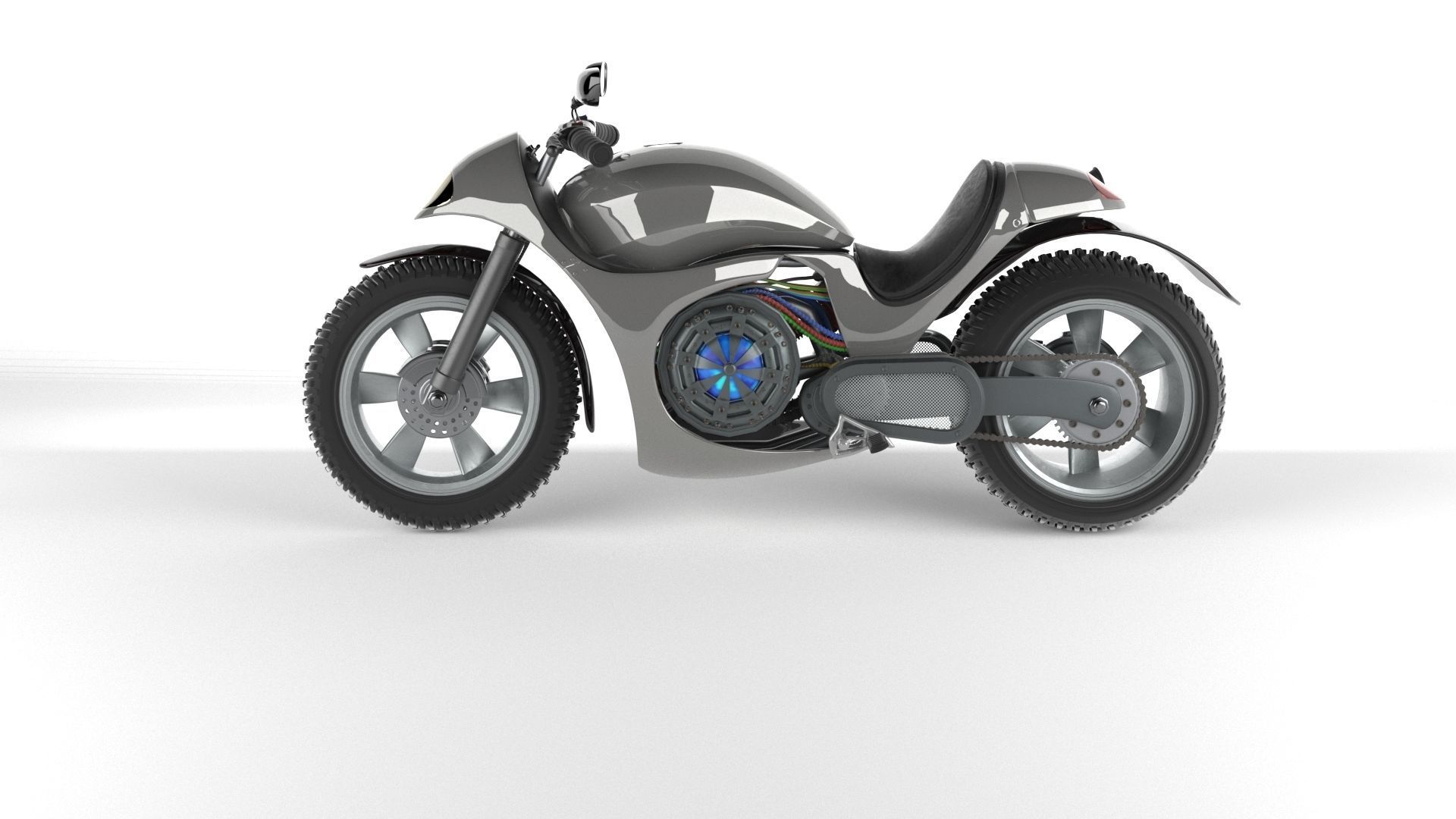 Motorcycle 3D model_2