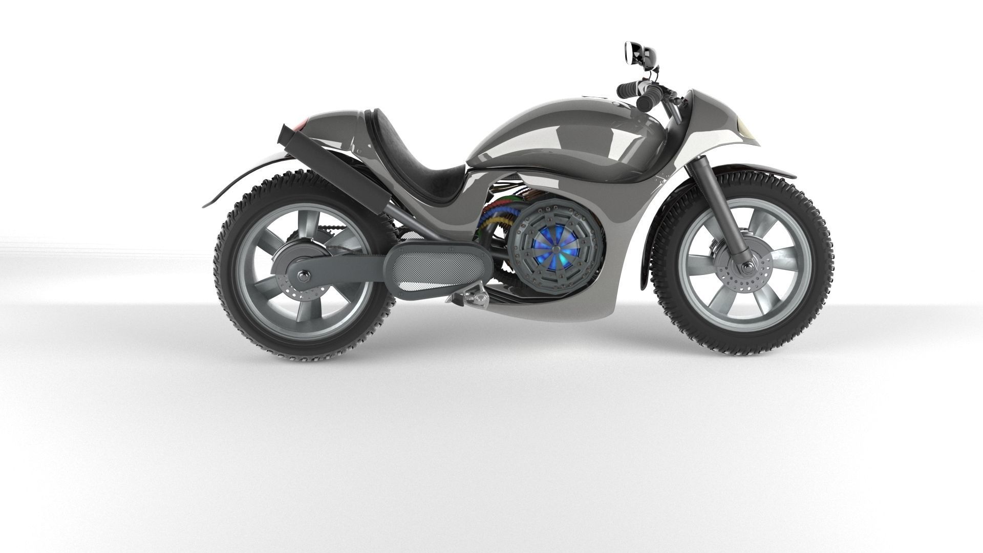 Motorcycle 3D model_3