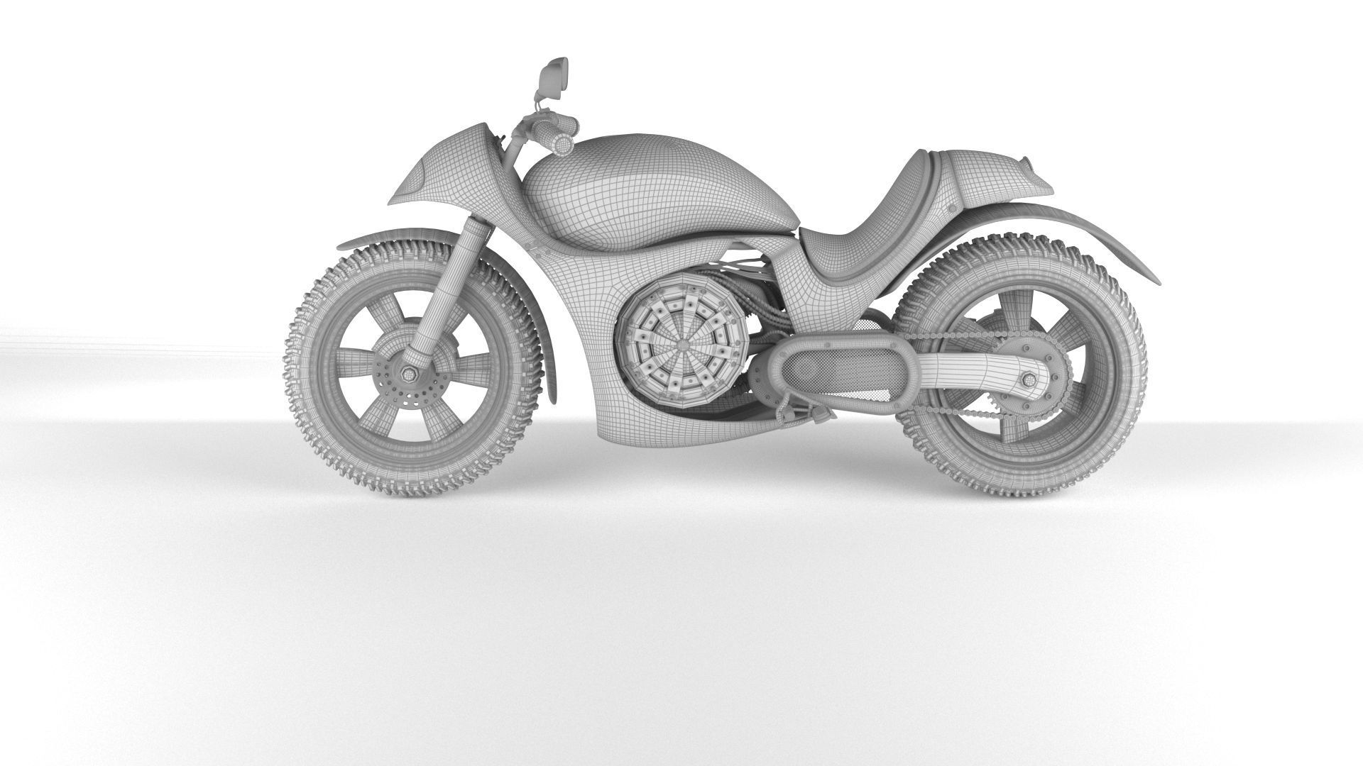 Motorcycle 3D model_7