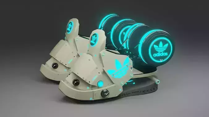 Cyberpunk fashion sneaker
