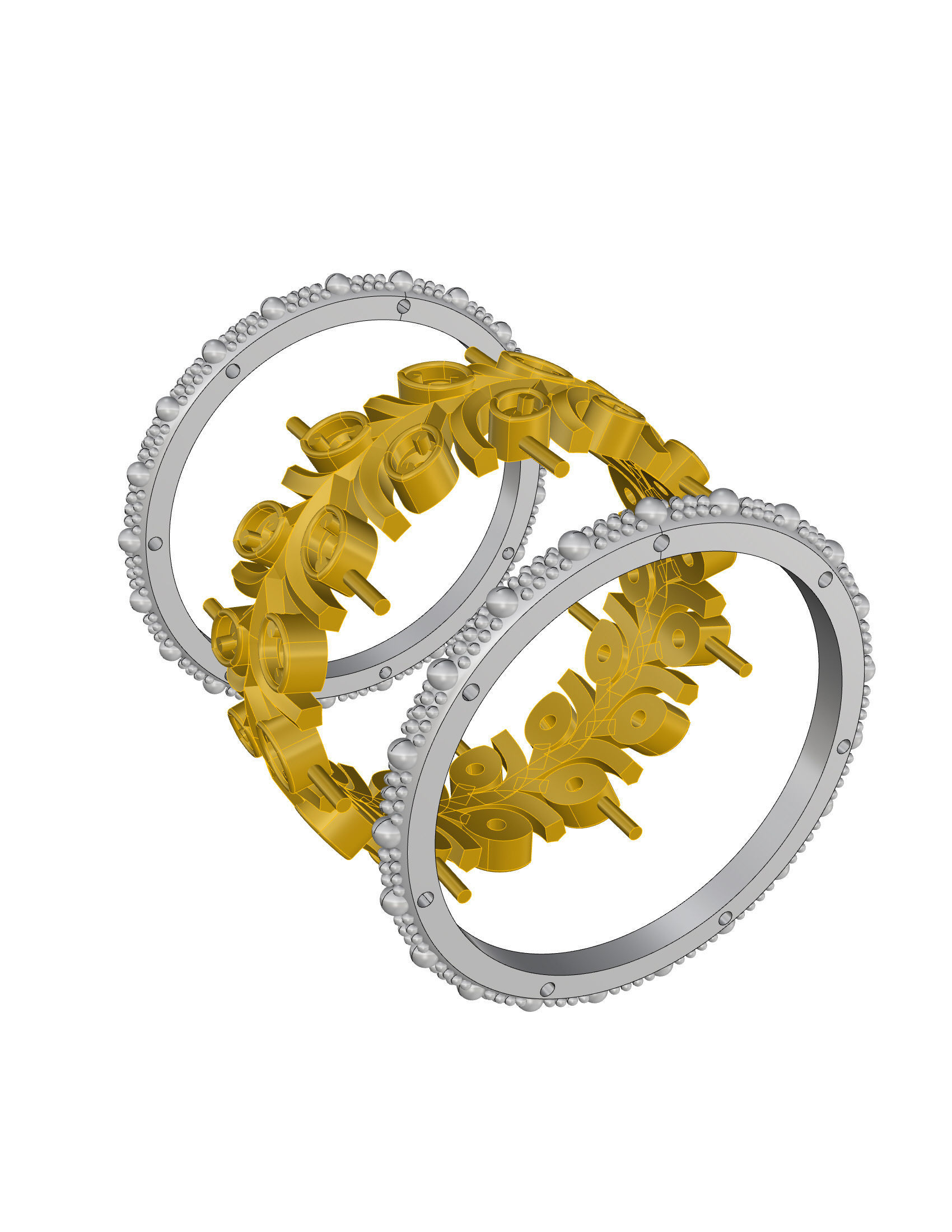 Wedding Band 3D print model_21