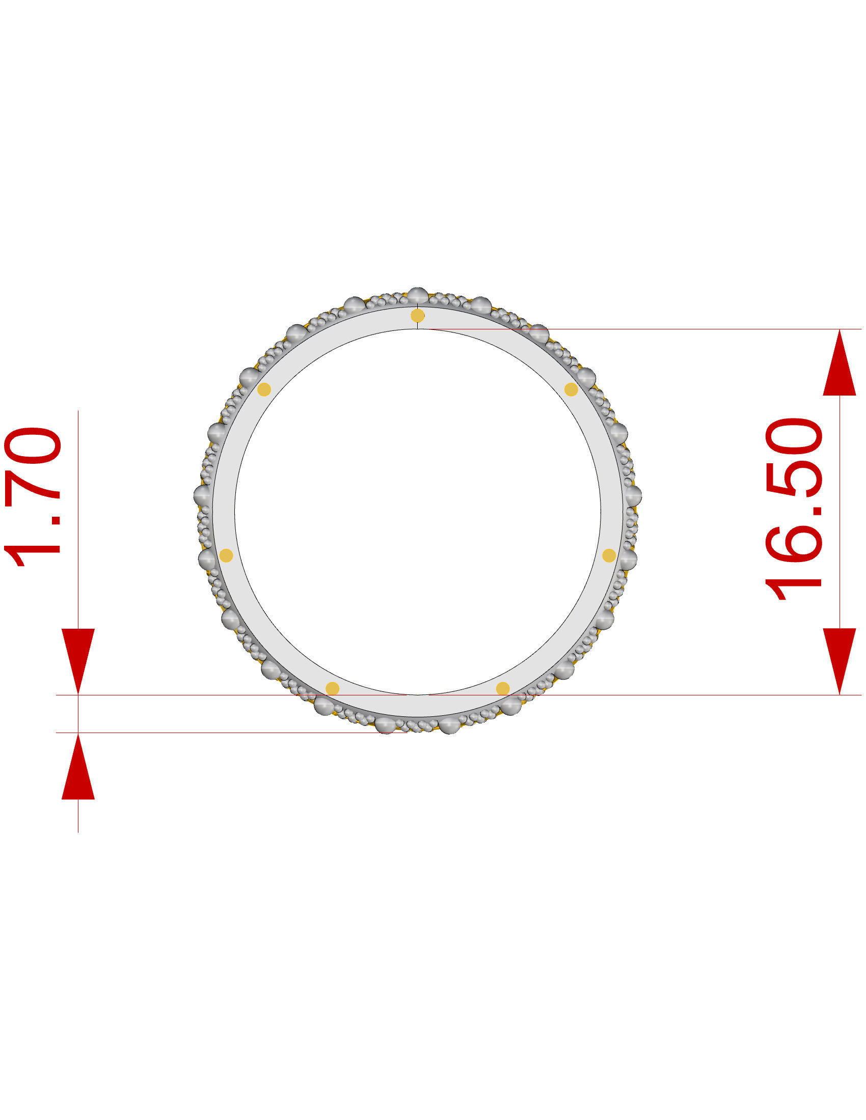 Wedding Band 3D print model_18