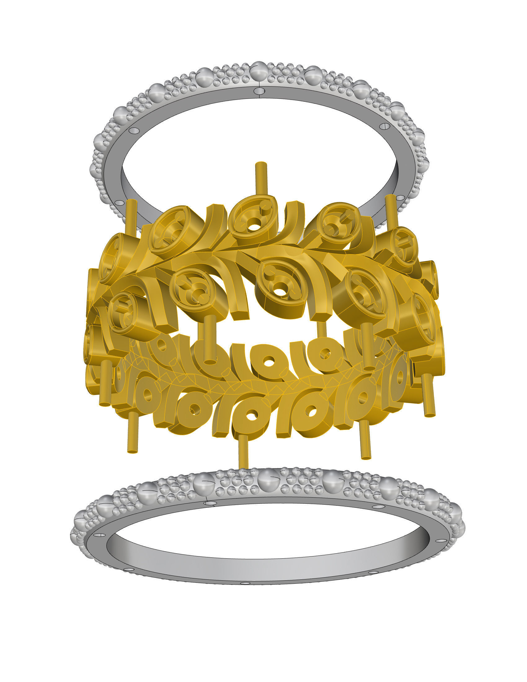 Wedding Band 3D print model_17