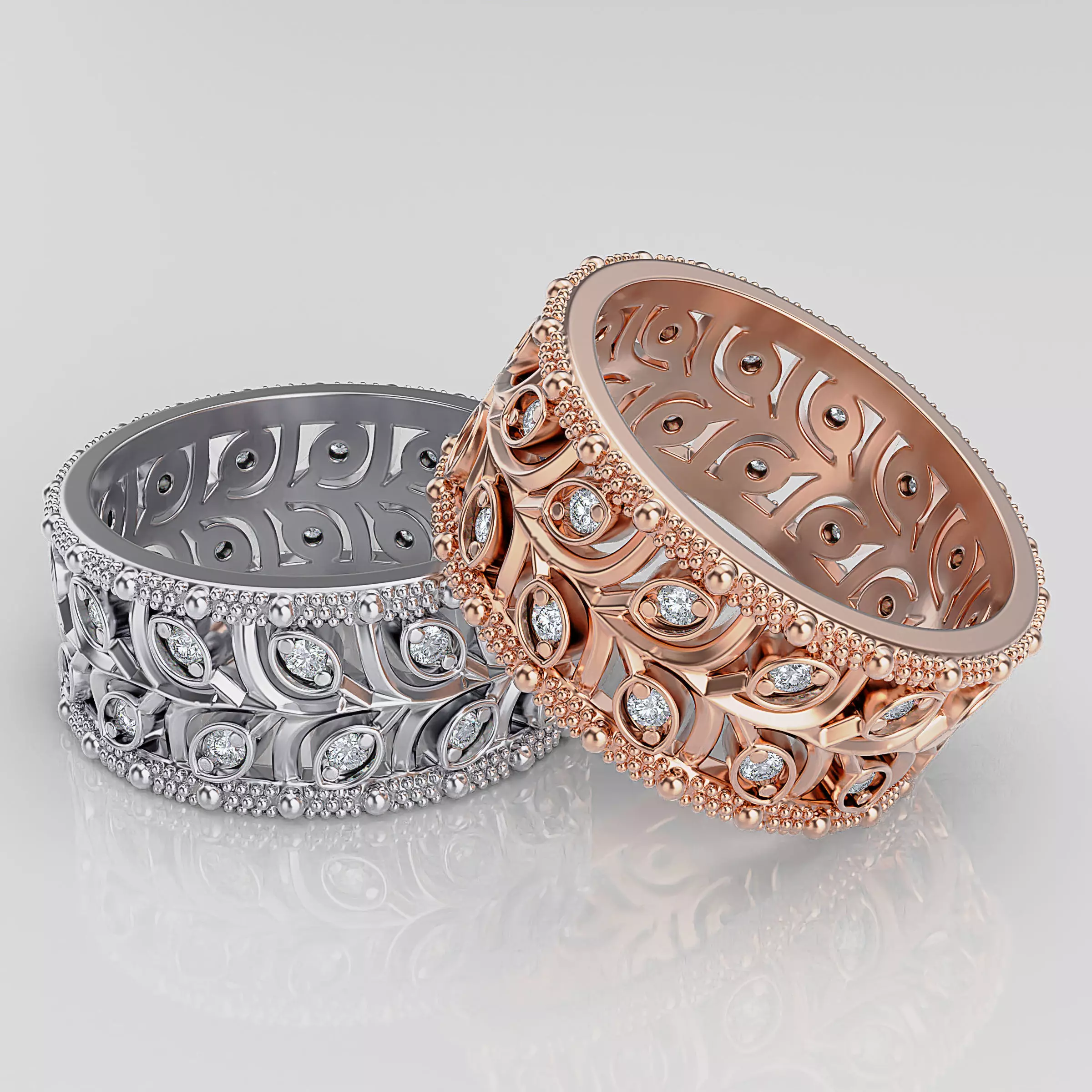 Wedding Band 3D print model_0