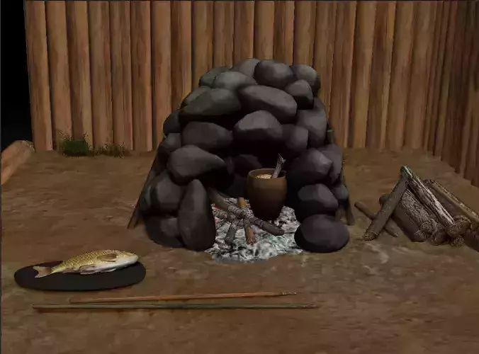 STONE OVEN PBR Game Ready Asset