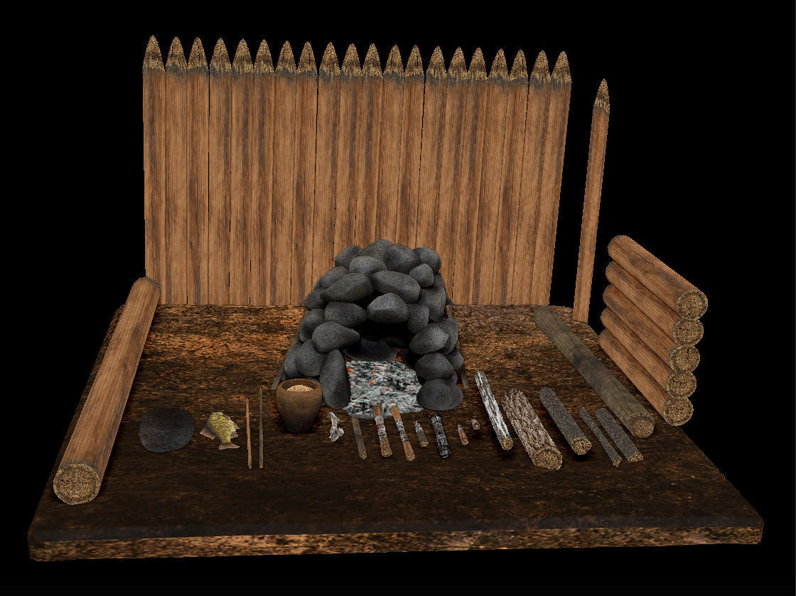 STONE OVEN PBR Game Ready Asset Low-poly 3D model_23