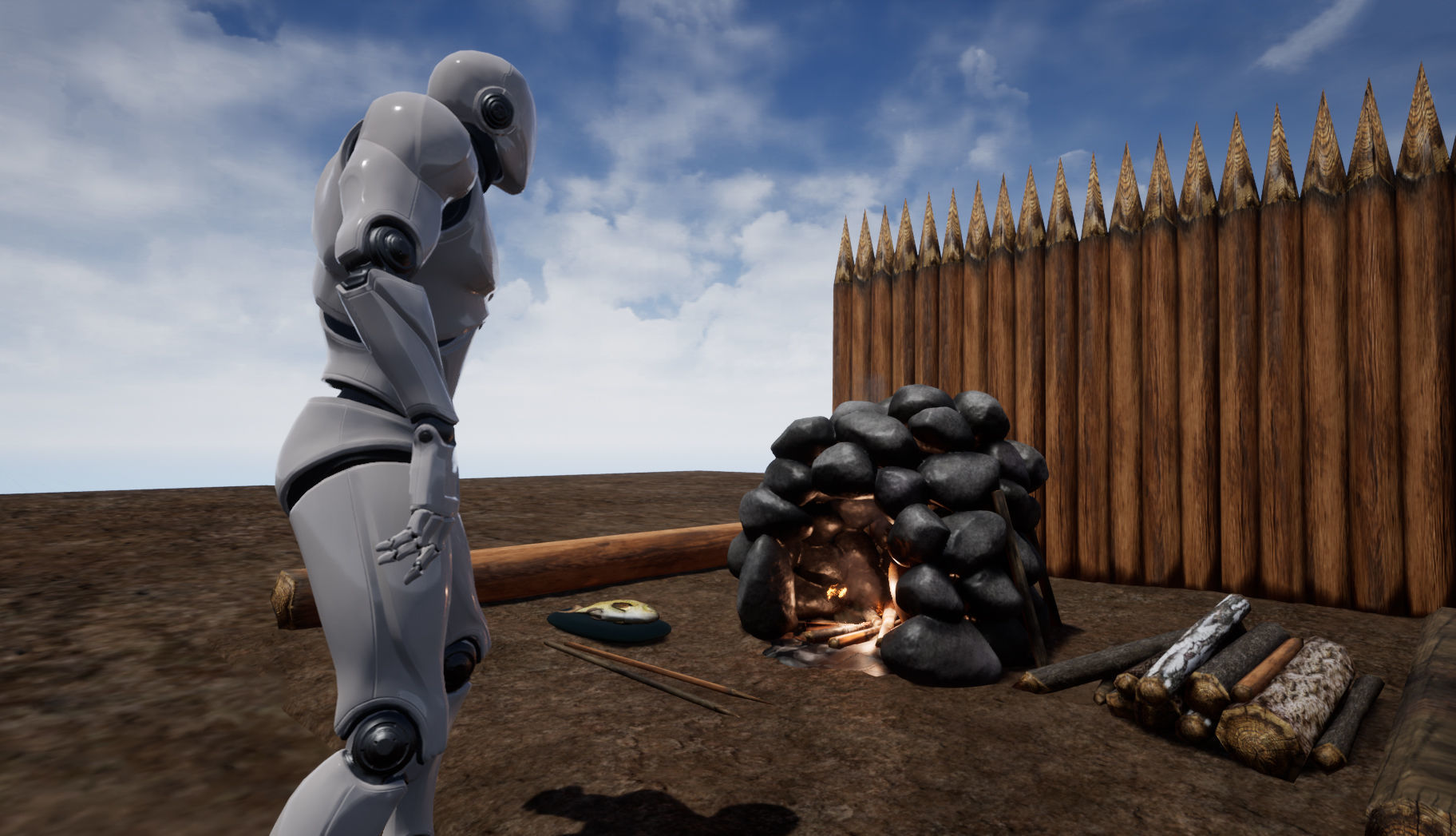 STONE OVEN PBR Game Ready Asset Low-poly 3D model_14