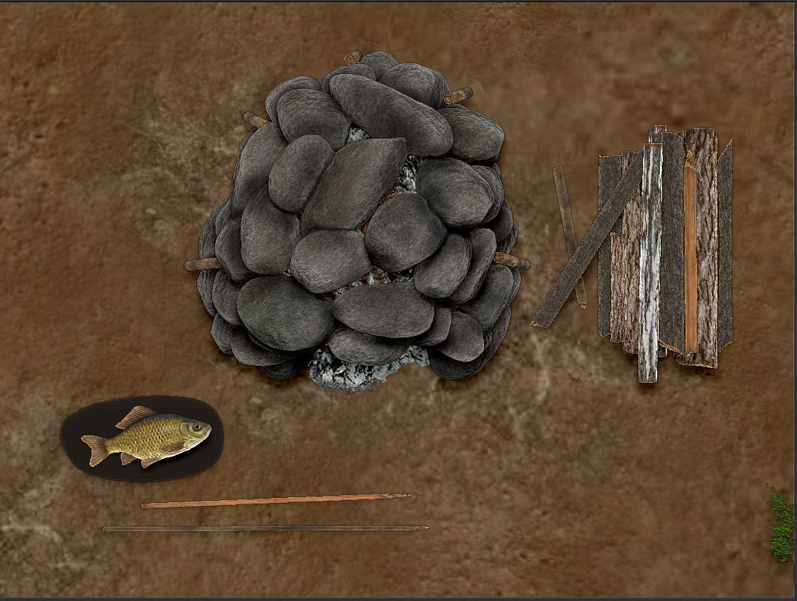 STONE OVEN PBR Game Ready Asset Low-poly 3D model_11