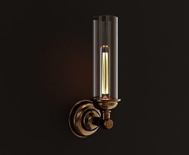 Vintage wall lamp Free 3D model