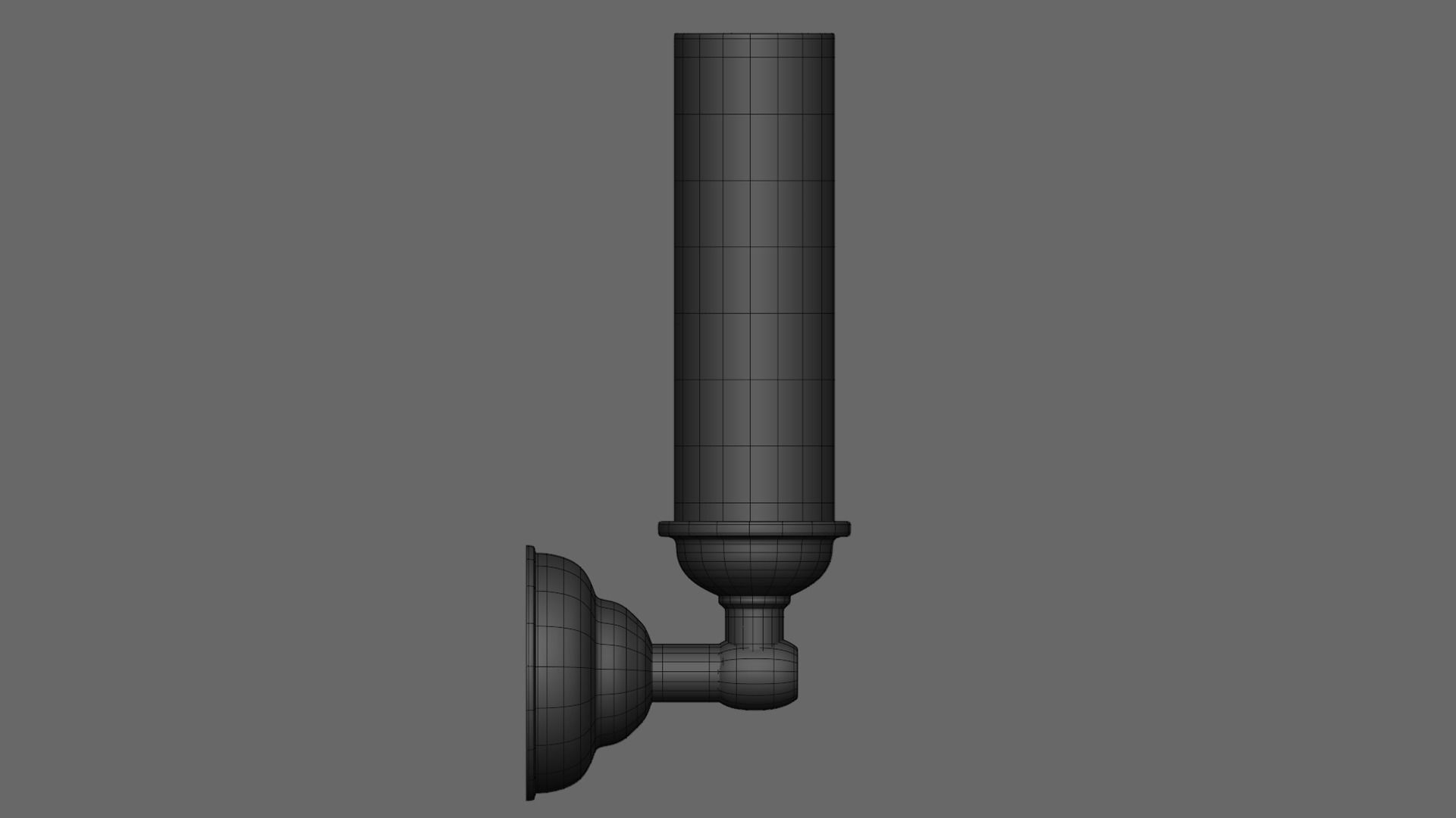 Vintage wall lamp Free 3D model_2