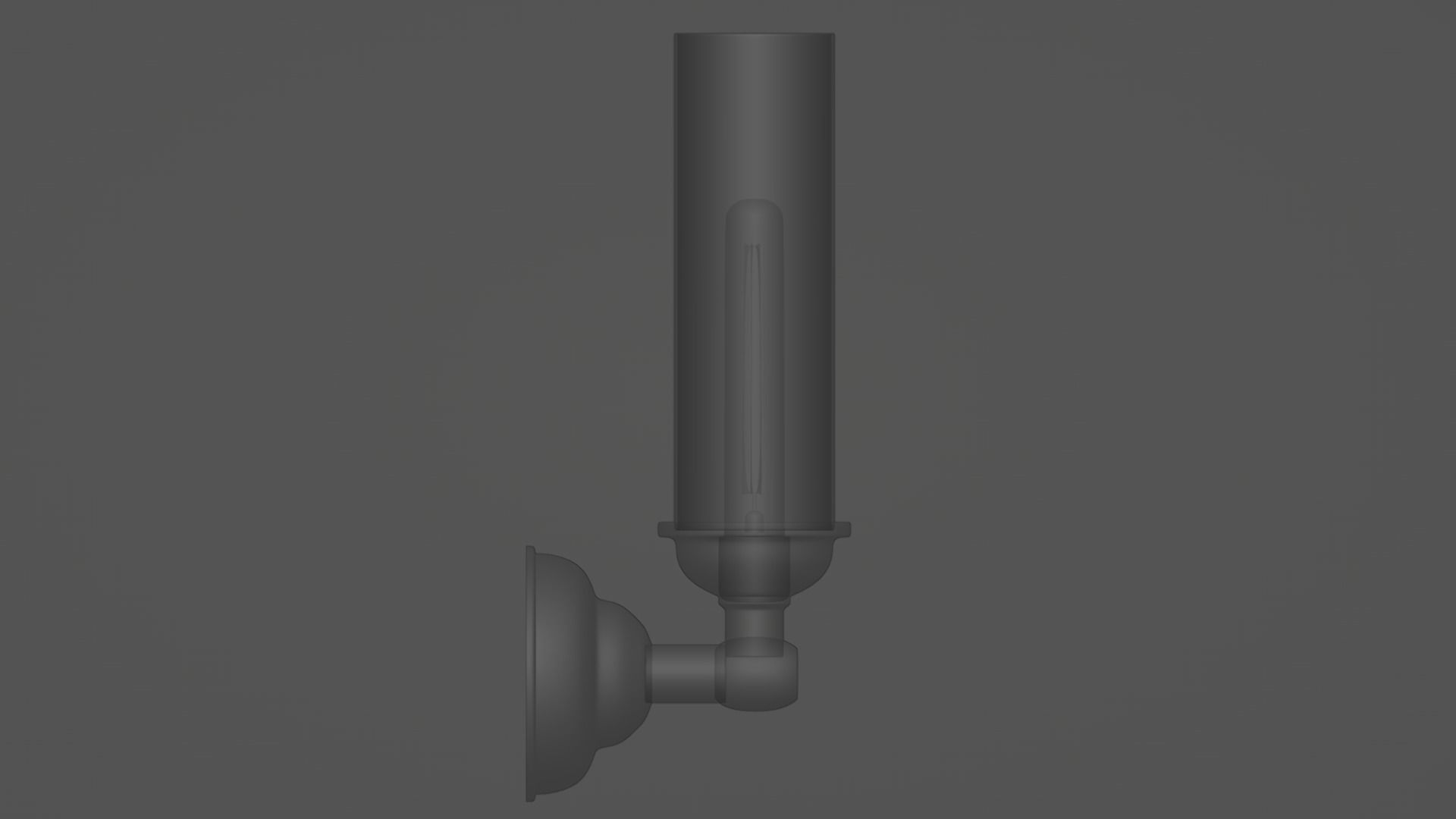 Vintage wall lamp Free 3D model_1