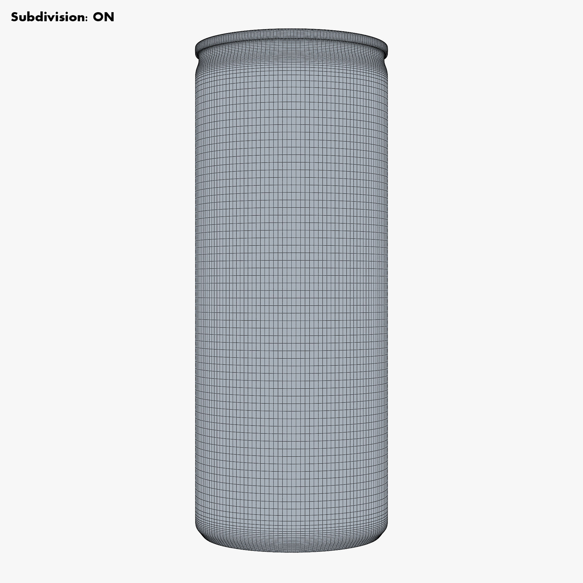 Aluminum Slim Can 250ml v 2 3D model_11