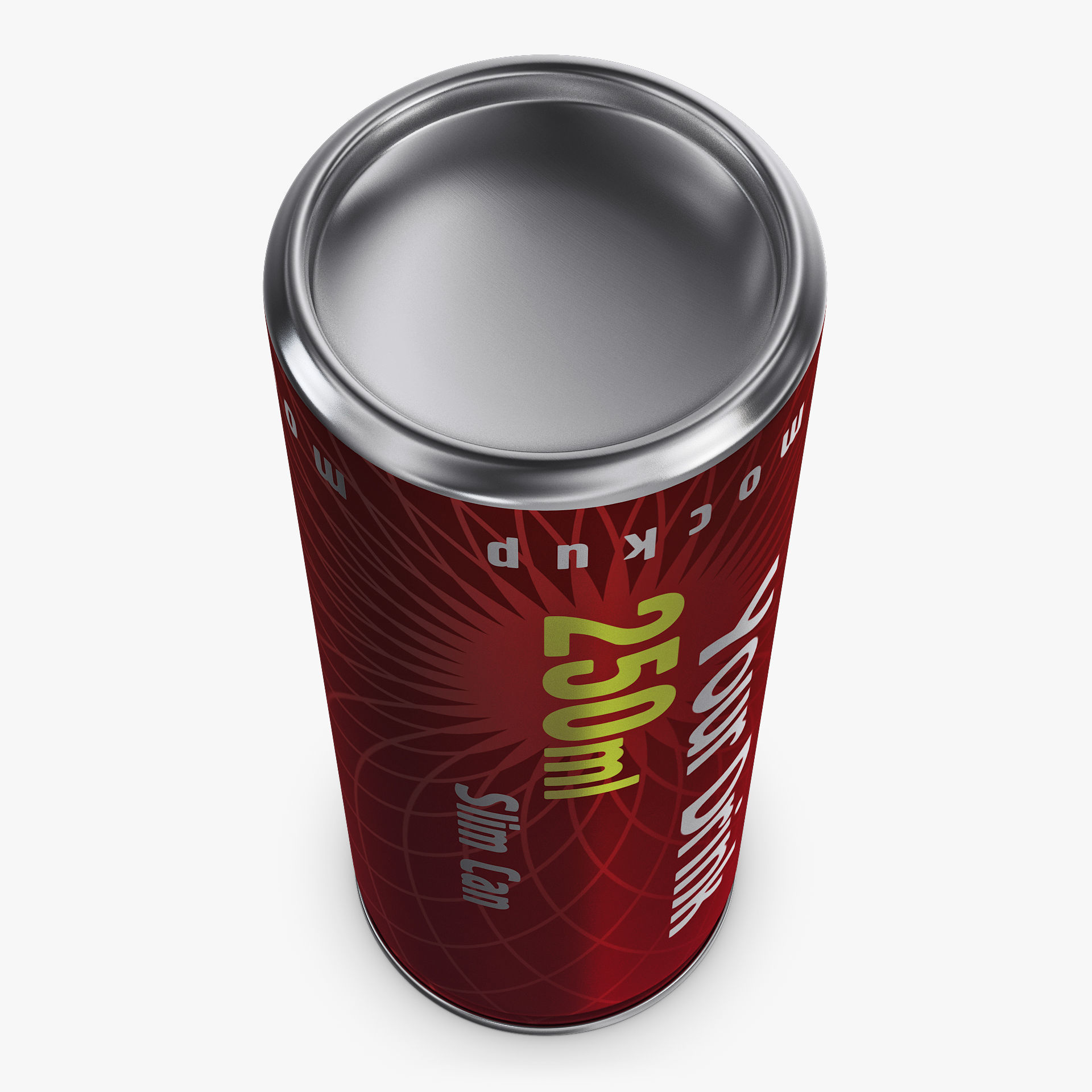 Aluminum Slim Can 250ml v 2 3D model_3