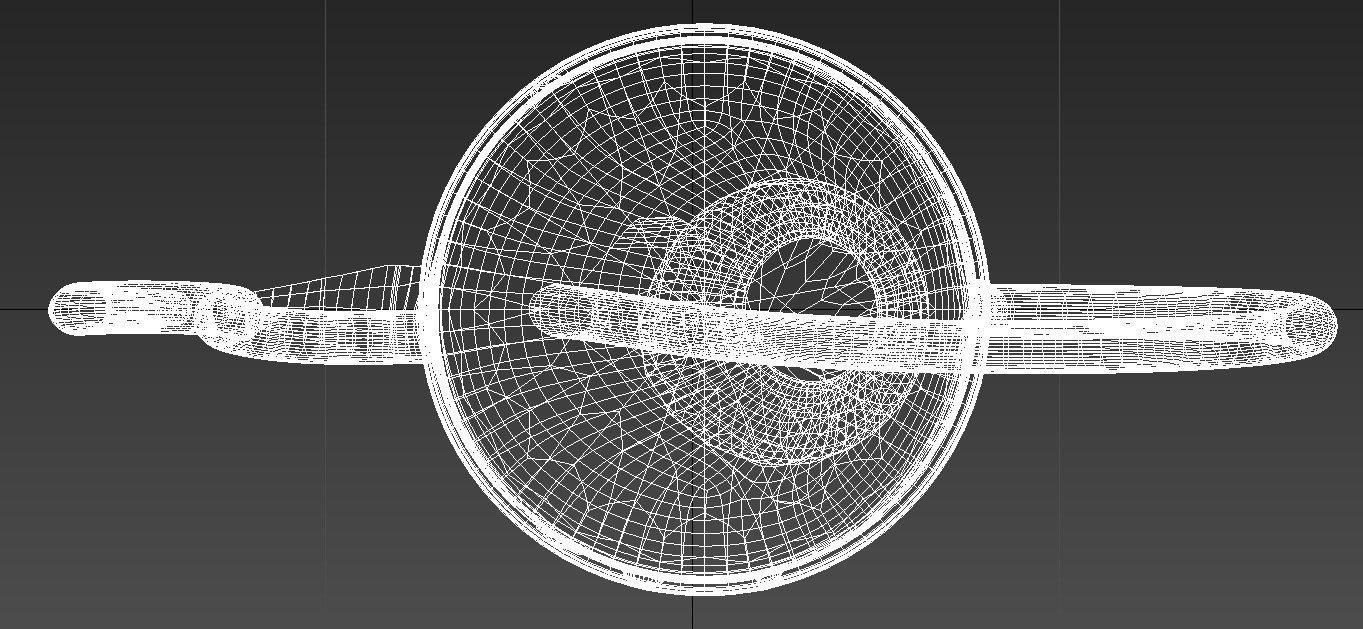 Metalic water can 3D model_11