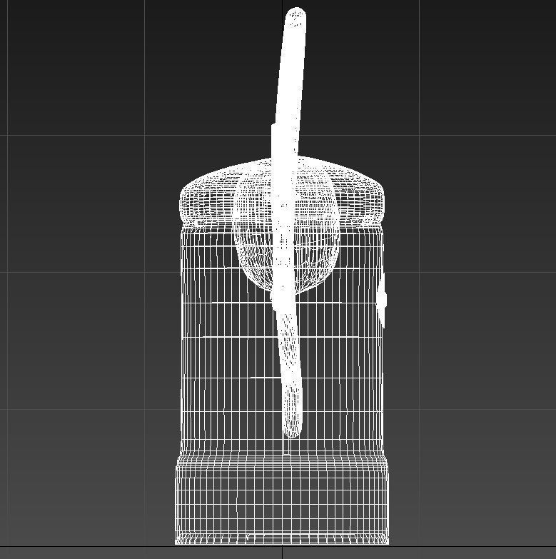 Metalic water can 3D model_13