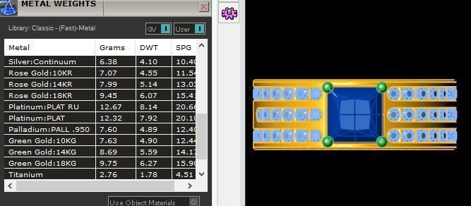 Princess Cut Three Row Diamond Ring  3D print model_5