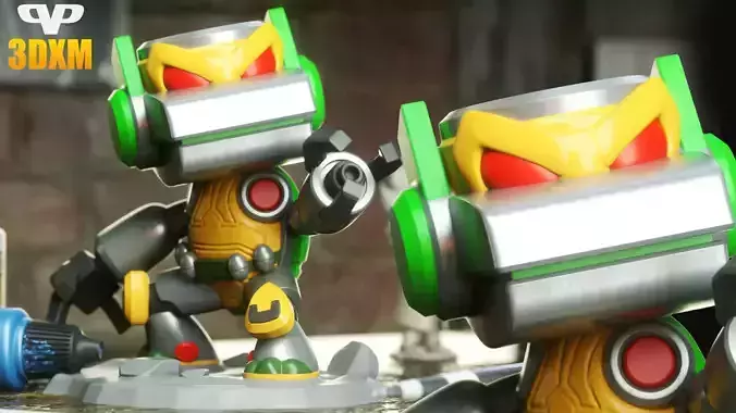 TMNT Metalhead Chibi STL for 3D Printing ChibiSTL 3DXM