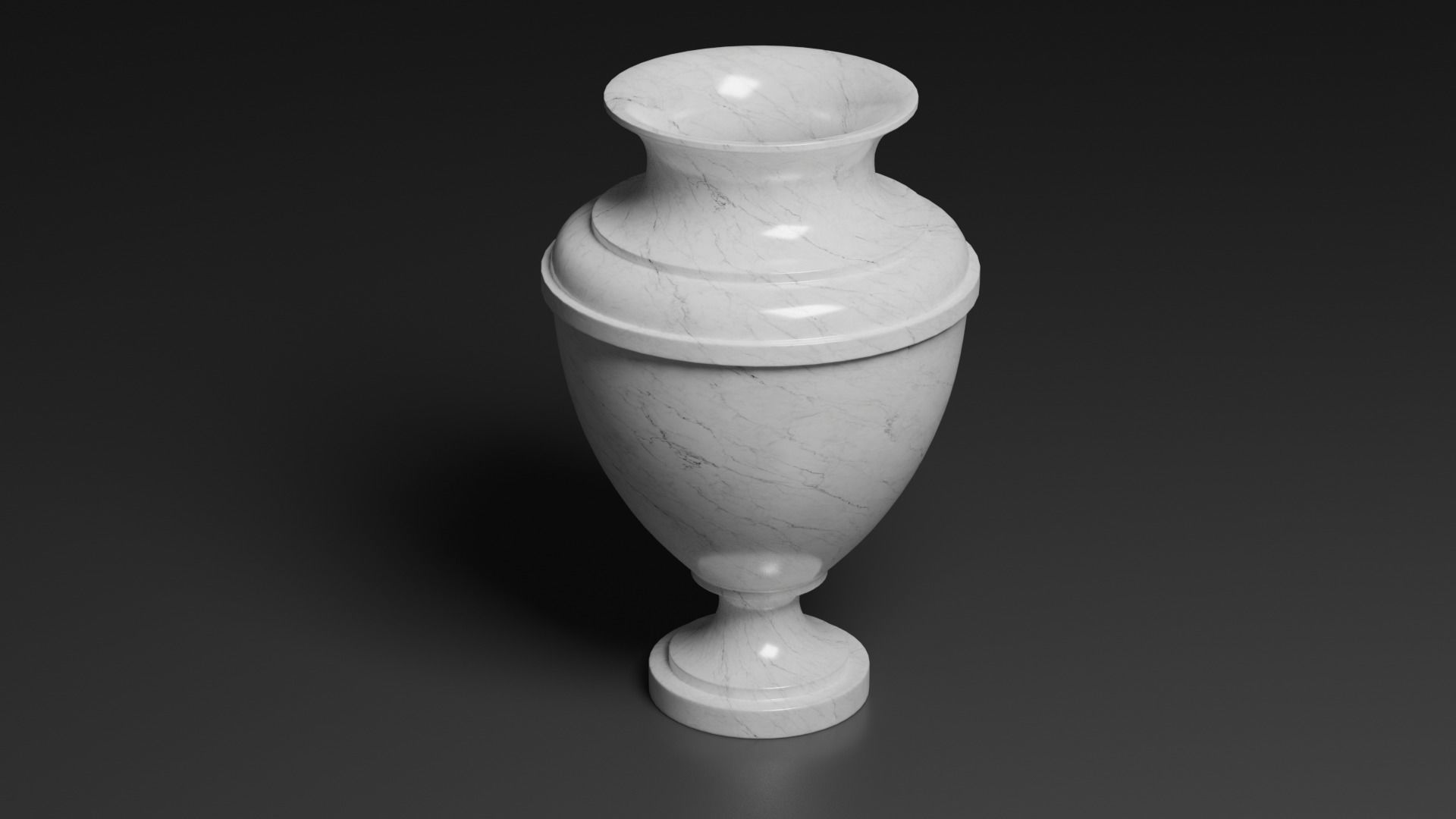Garden vase 3D model_1