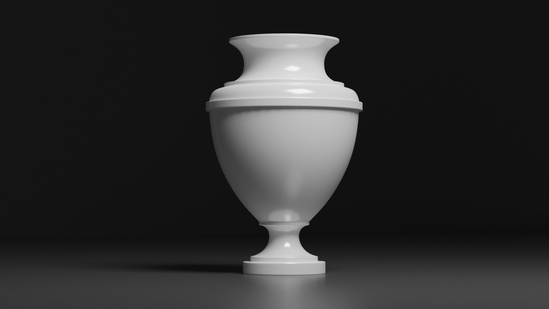 Garden vase 3D model_2