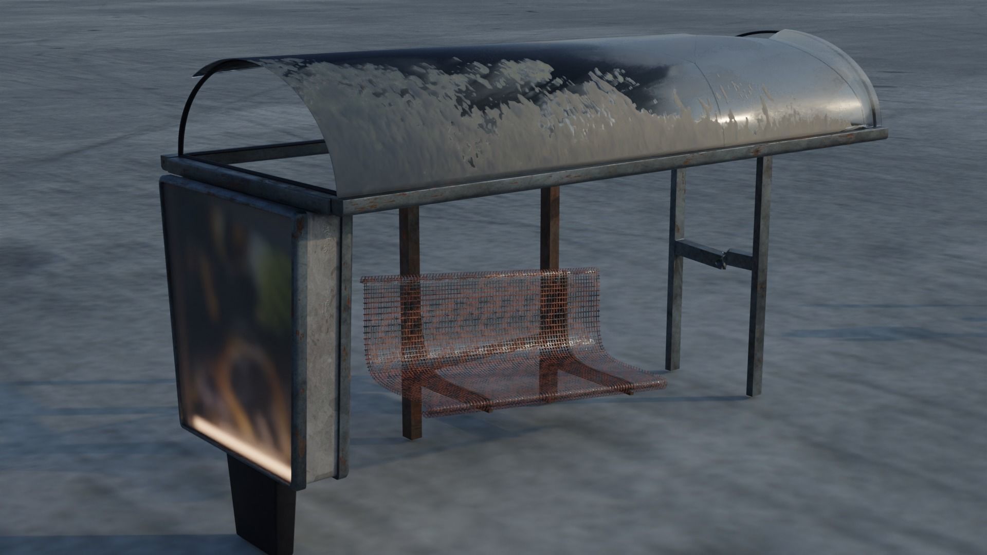  City assets pre-post apocalyps 3D model_8