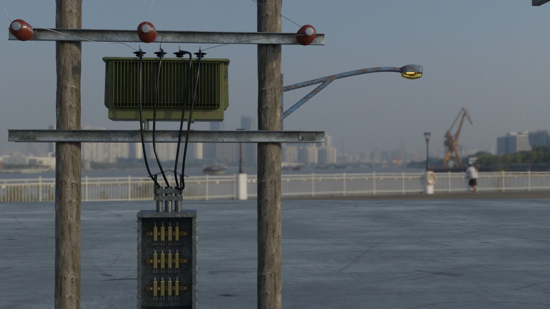  City assets pre-post apocalyps 3D model_2