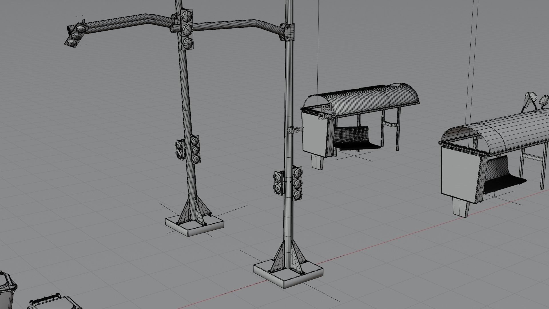  City assets pre-post apocalyps 3D model_22