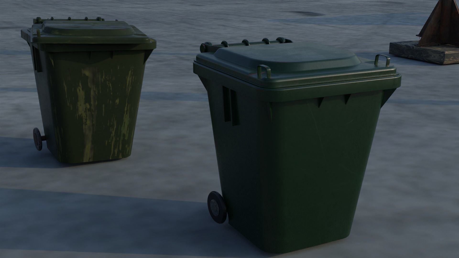  City assets pre-post apocalyps 3D model_7