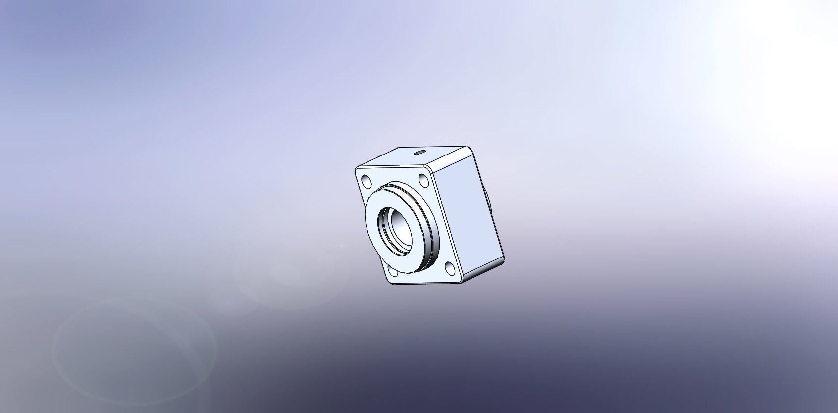 pneumatic cylinder 3D print model_22