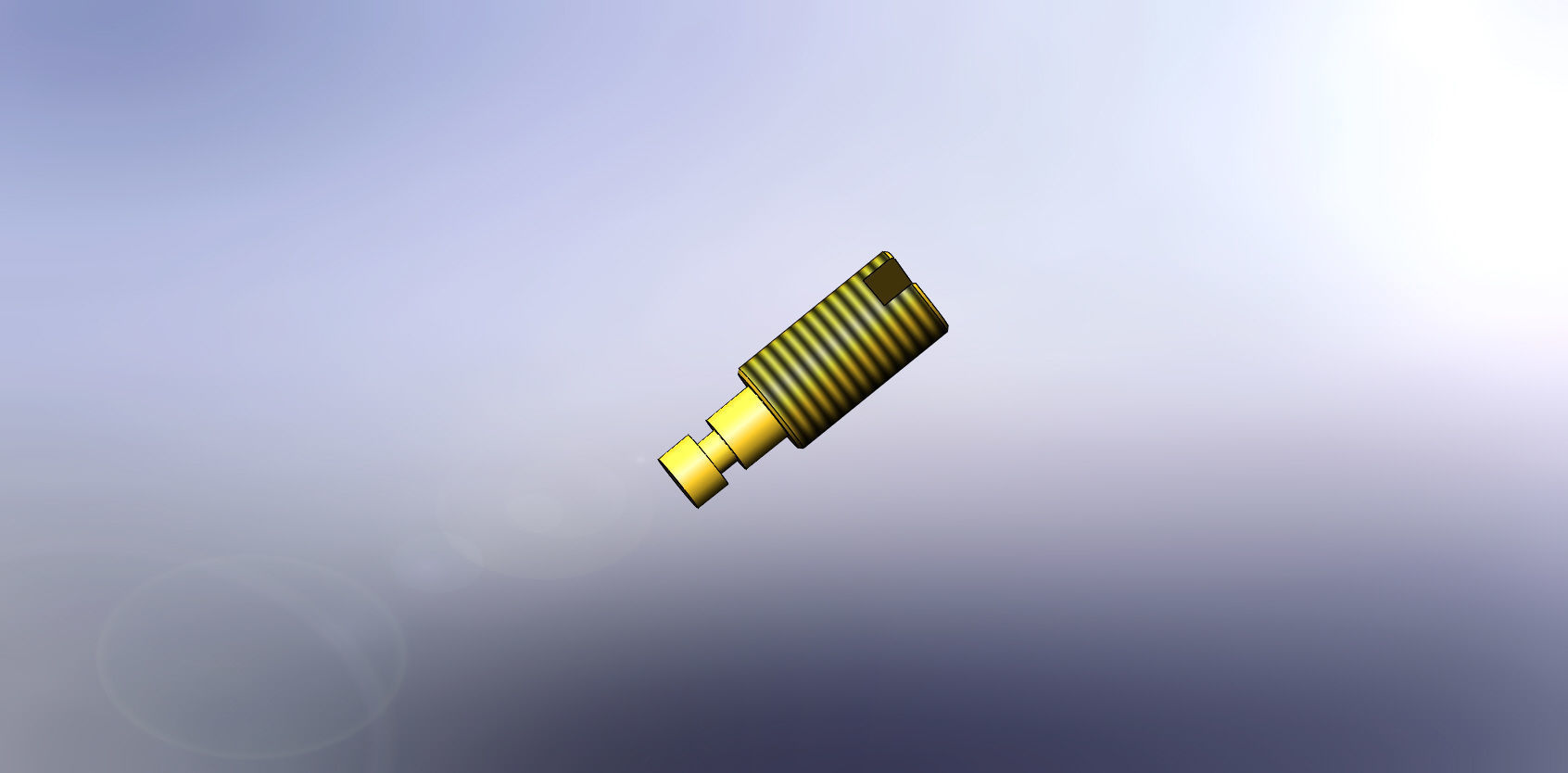 pneumatic cylinder 3D print model_23