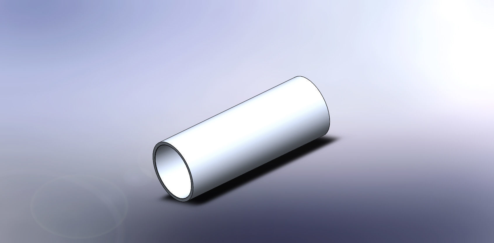 pneumatic cylinder 3D print model_12