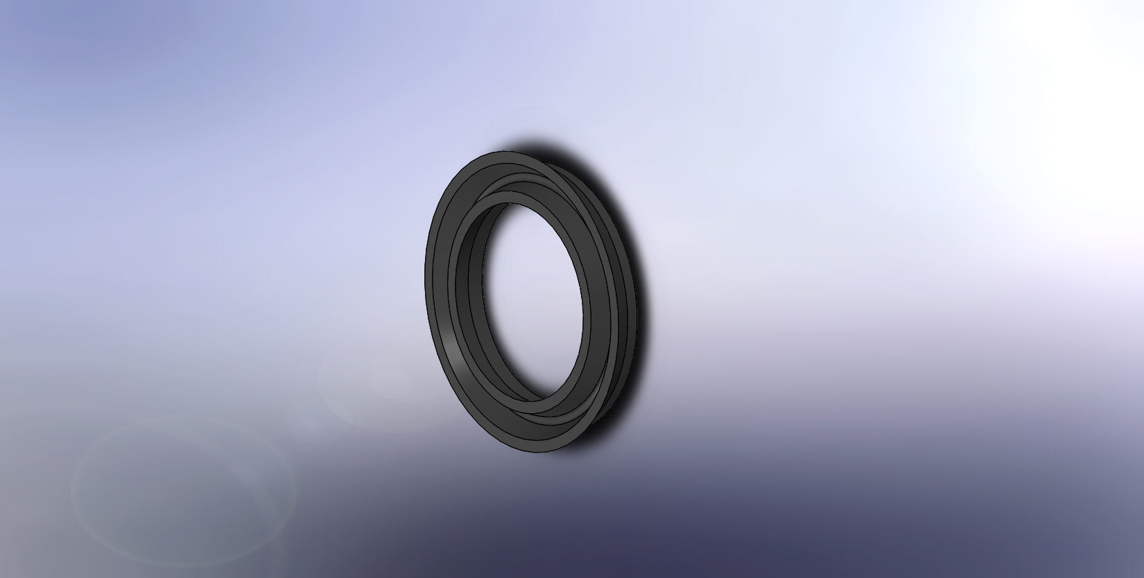 pneumatic cylinder 3D print model_16