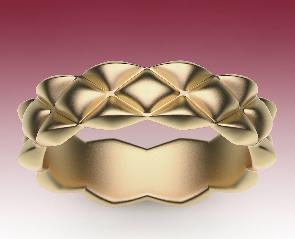 Ring Quatro 3D print model_1