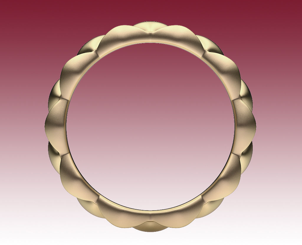 Ring Quatro 3D print model_3