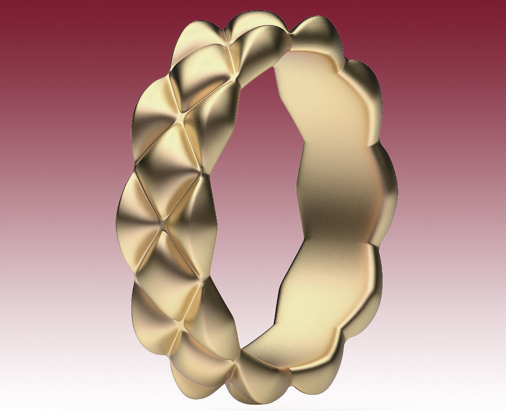 Ring Quatro 3D print model_4