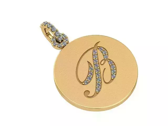 Gold and Diamond Pendant