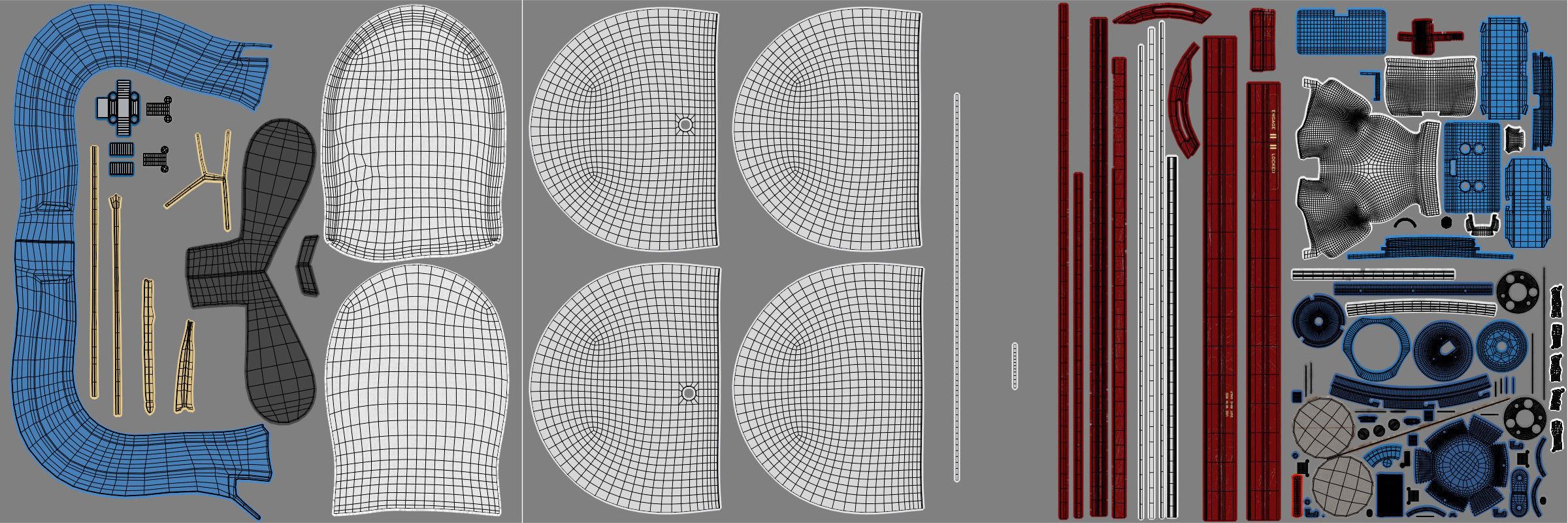 NASA Apollo 11 Astronaut Bubble Helmet 3D model_30