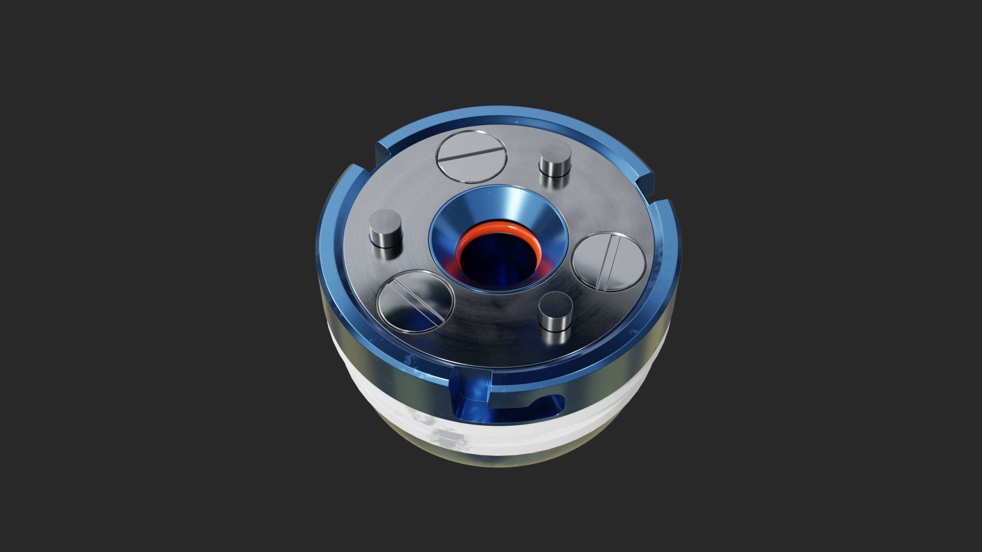 NASA Apollo 11 Astronaut Bubble Helmet 3D model_15