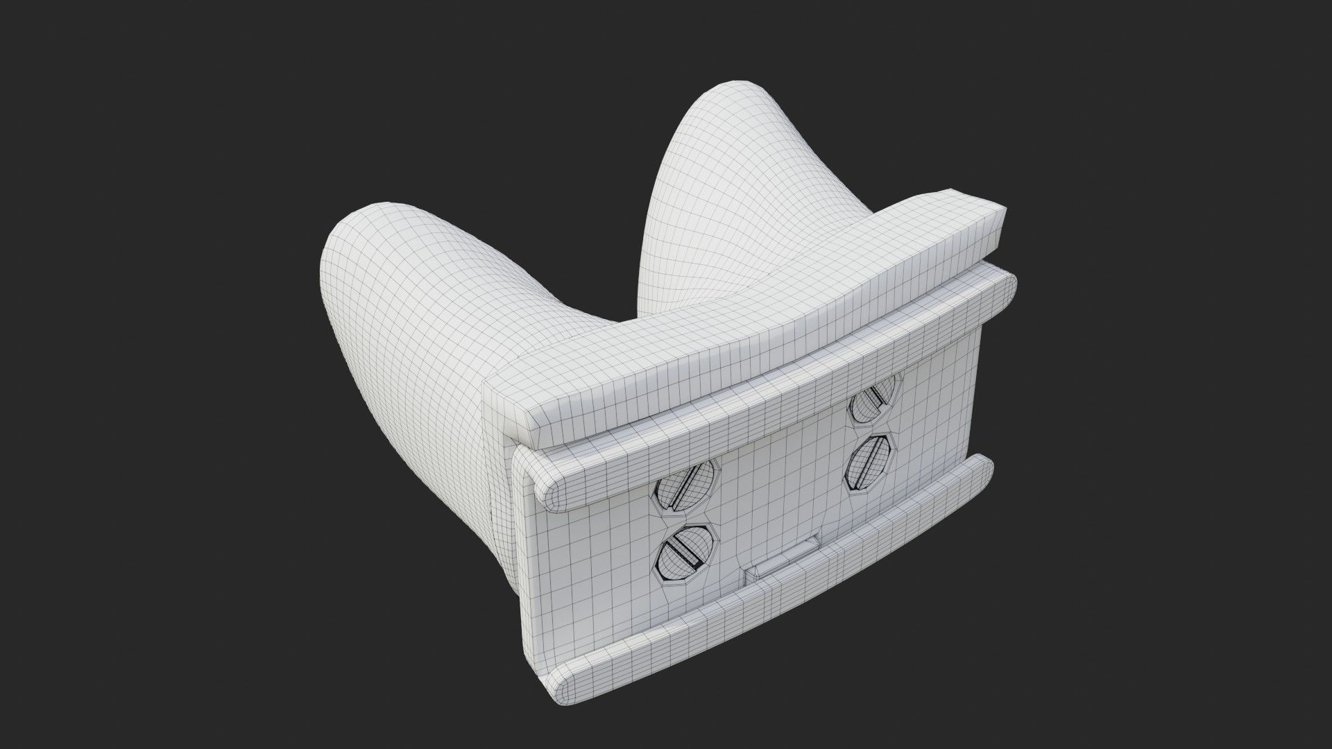 NASA Apollo 11 Astronaut Bubble Helmet 3D model_25