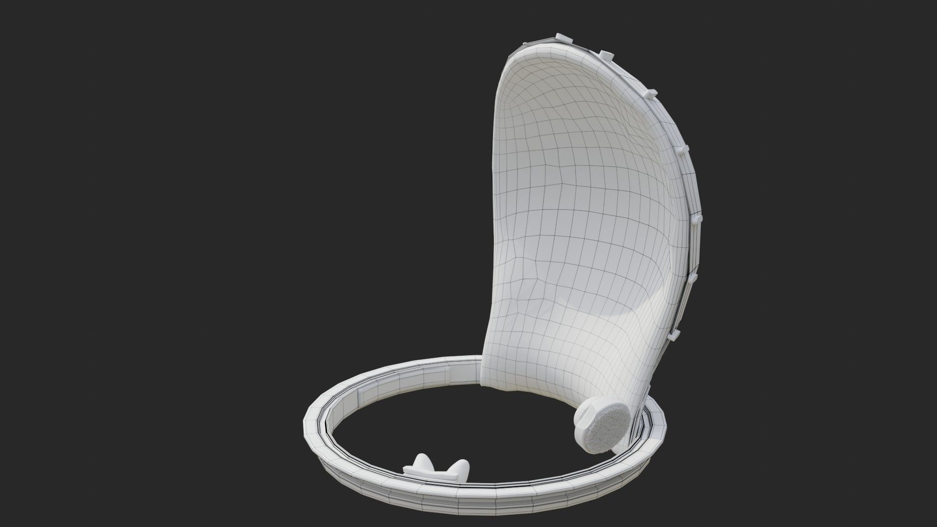 NASA Apollo 11 Astronaut Bubble Helmet 3D model_21