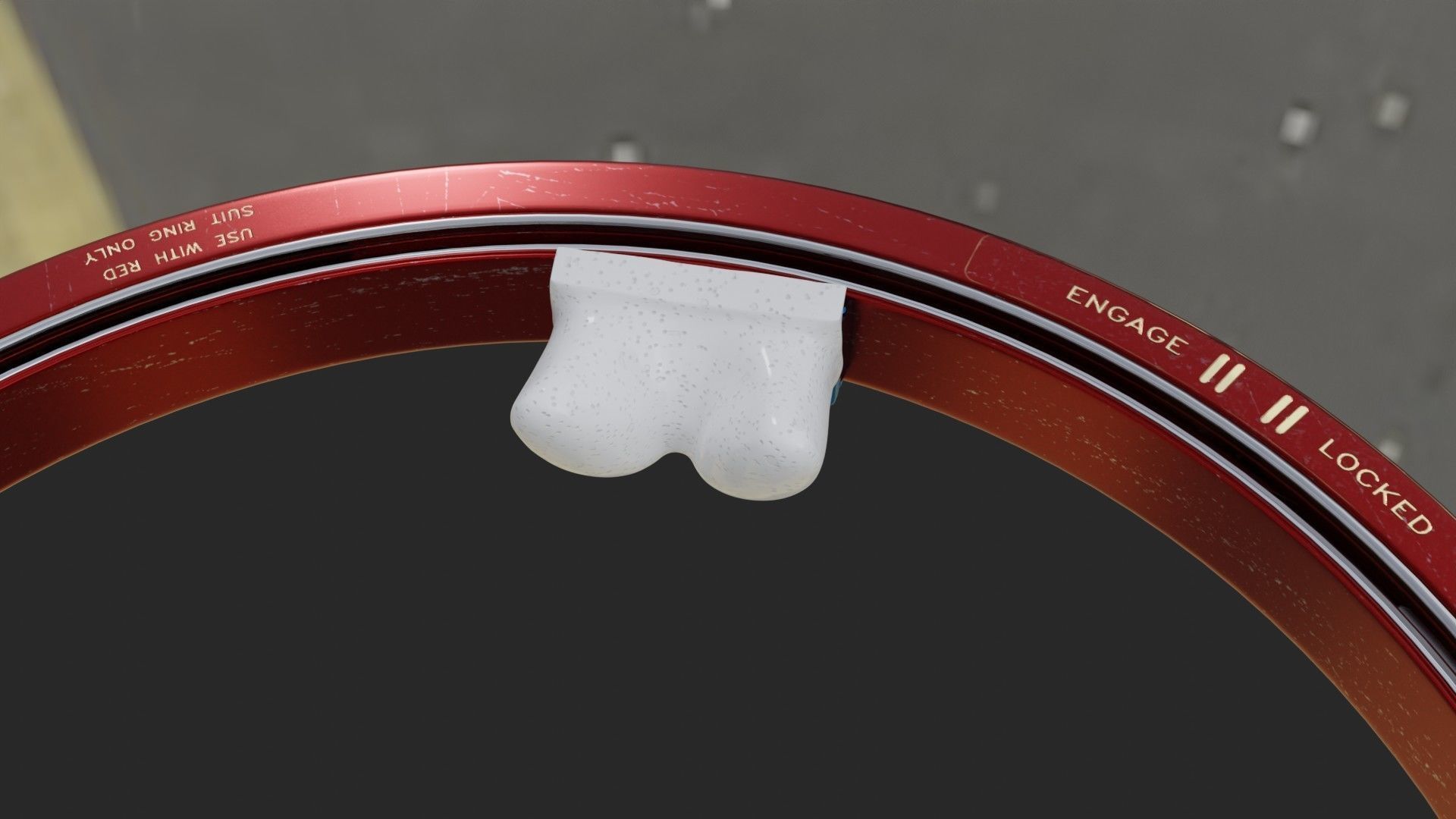 NASA Apollo 11 Astronaut Bubble Helmet 3D model_9