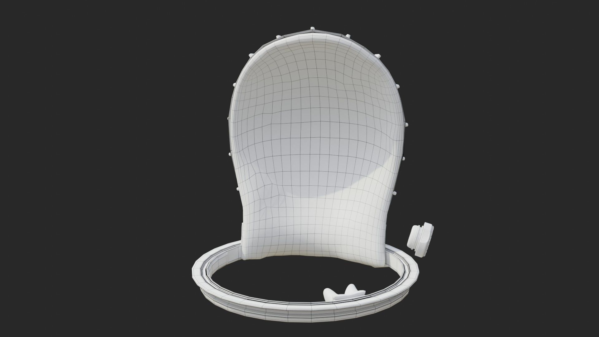 NASA Apollo 11 Astronaut Bubble Helmet 3D model_20