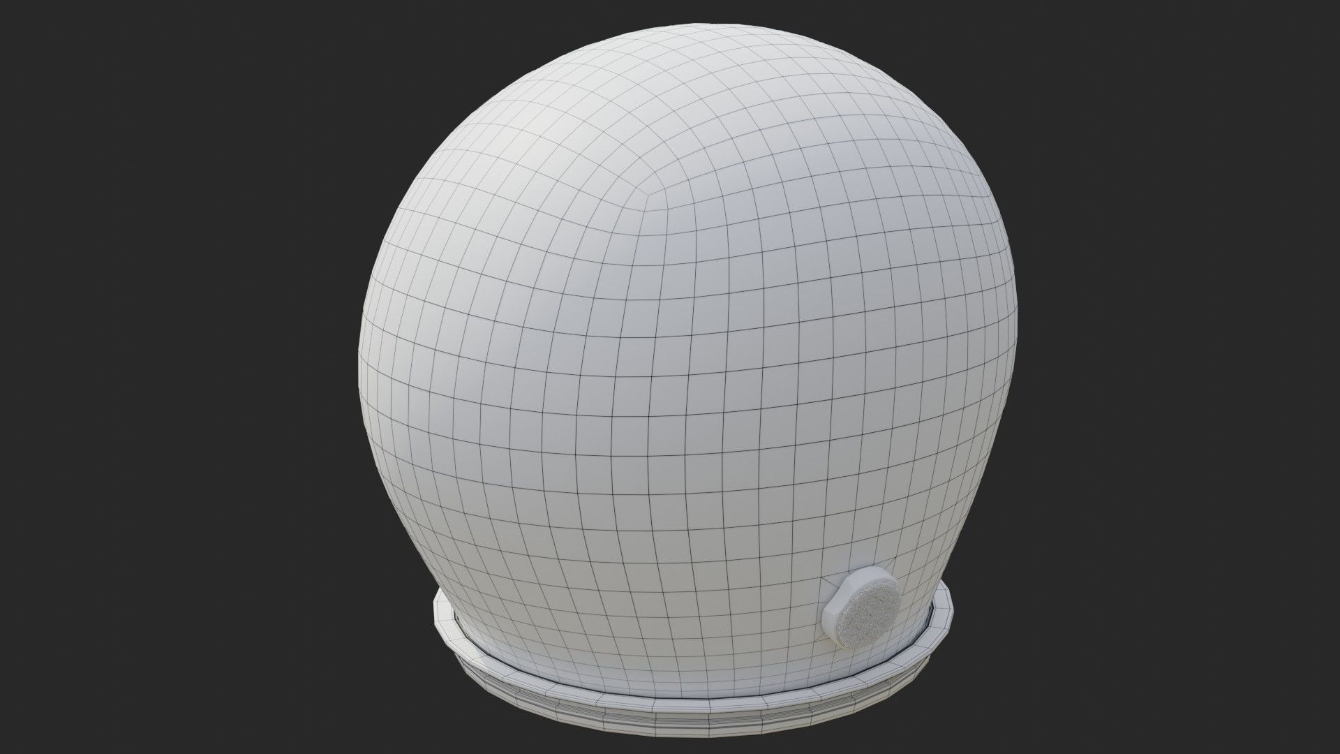 NASA Apollo 11 Astronaut Bubble Helmet 3D model_19