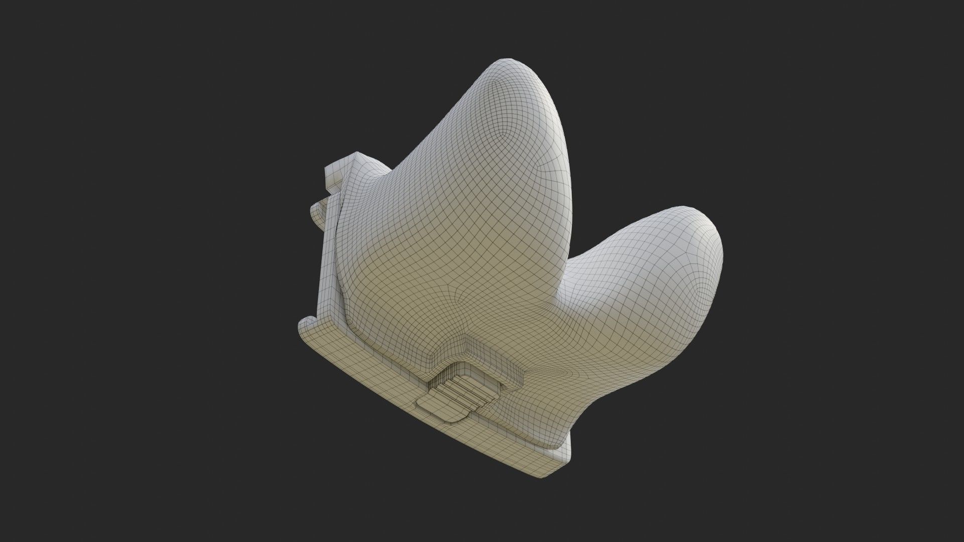 NASA Apollo 11 Astronaut Bubble Helmet 3D model_26