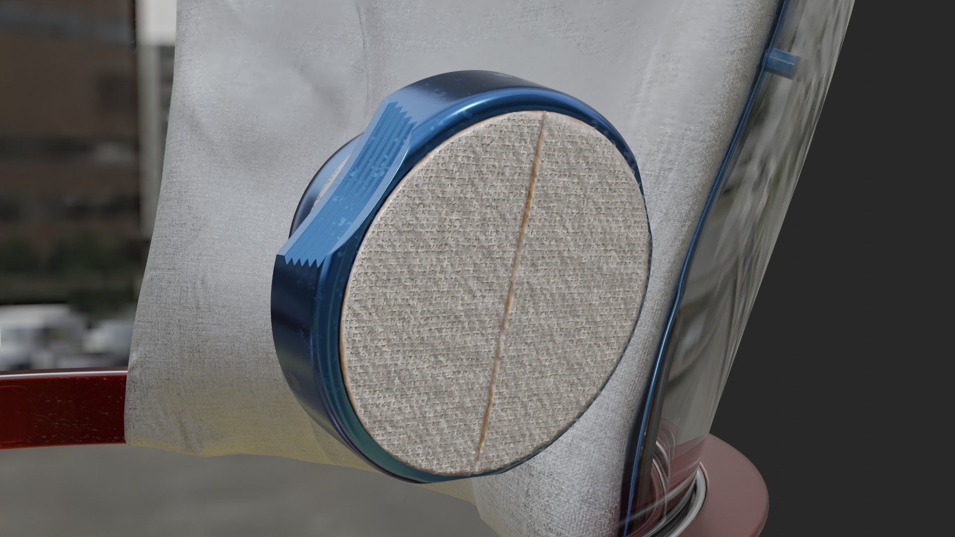 NASA Apollo 11 Astronaut Bubble Helmet 3D model_7