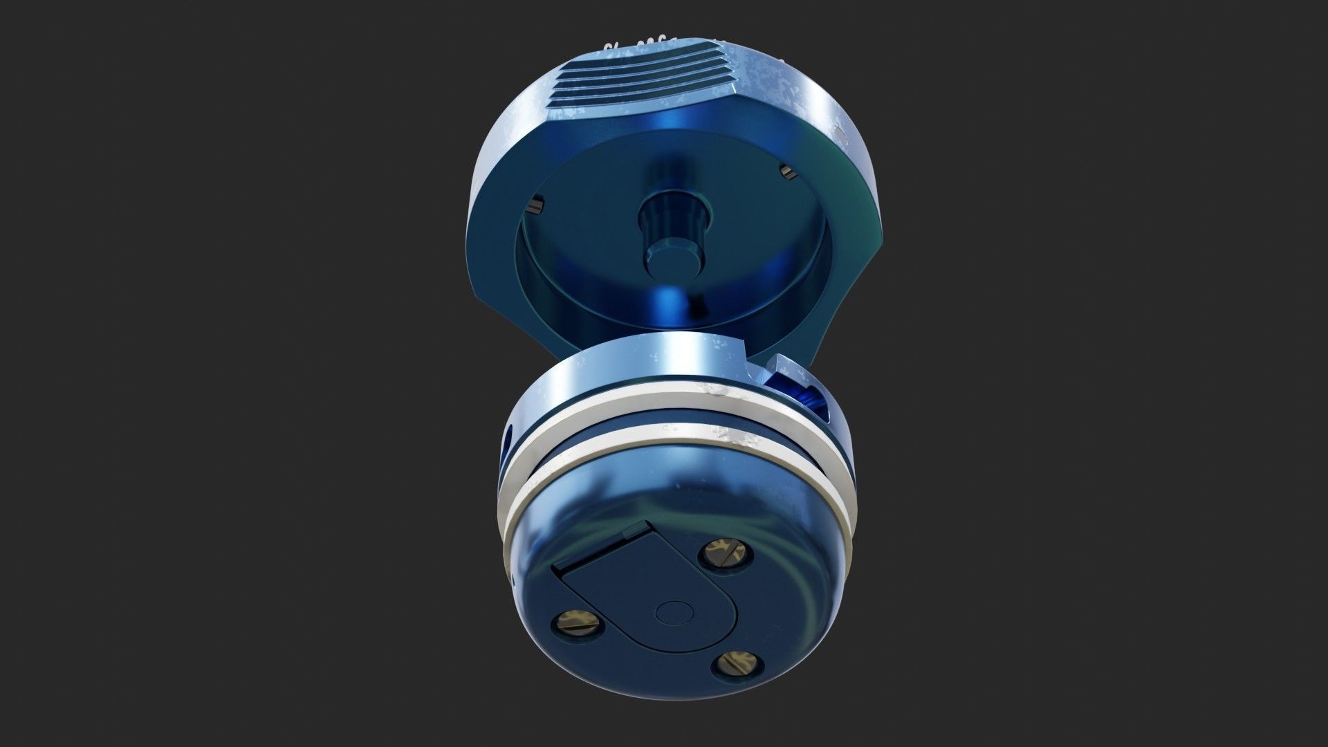 NASA Apollo 11 Astronaut Bubble Helmet 3D model_16