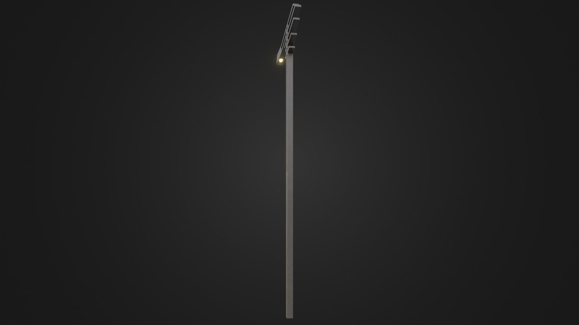 Street Light 21 Low-poly 3D model_11