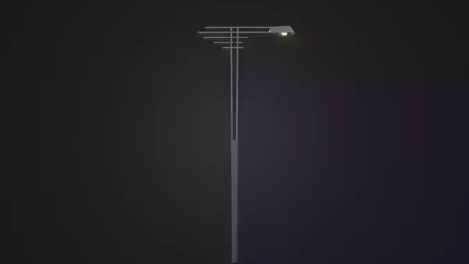 Street Light 21 Low-poly 3D model