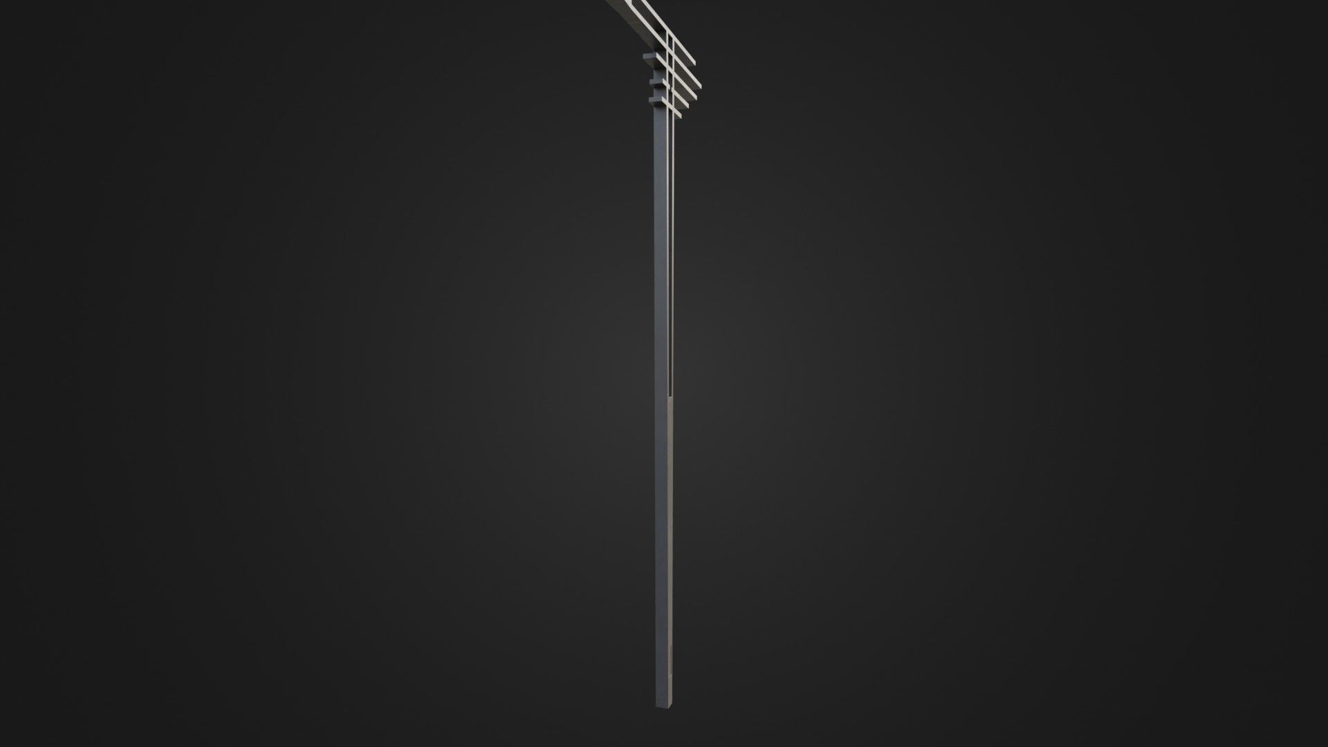 Street Light 21 Low-poly 3D model_28