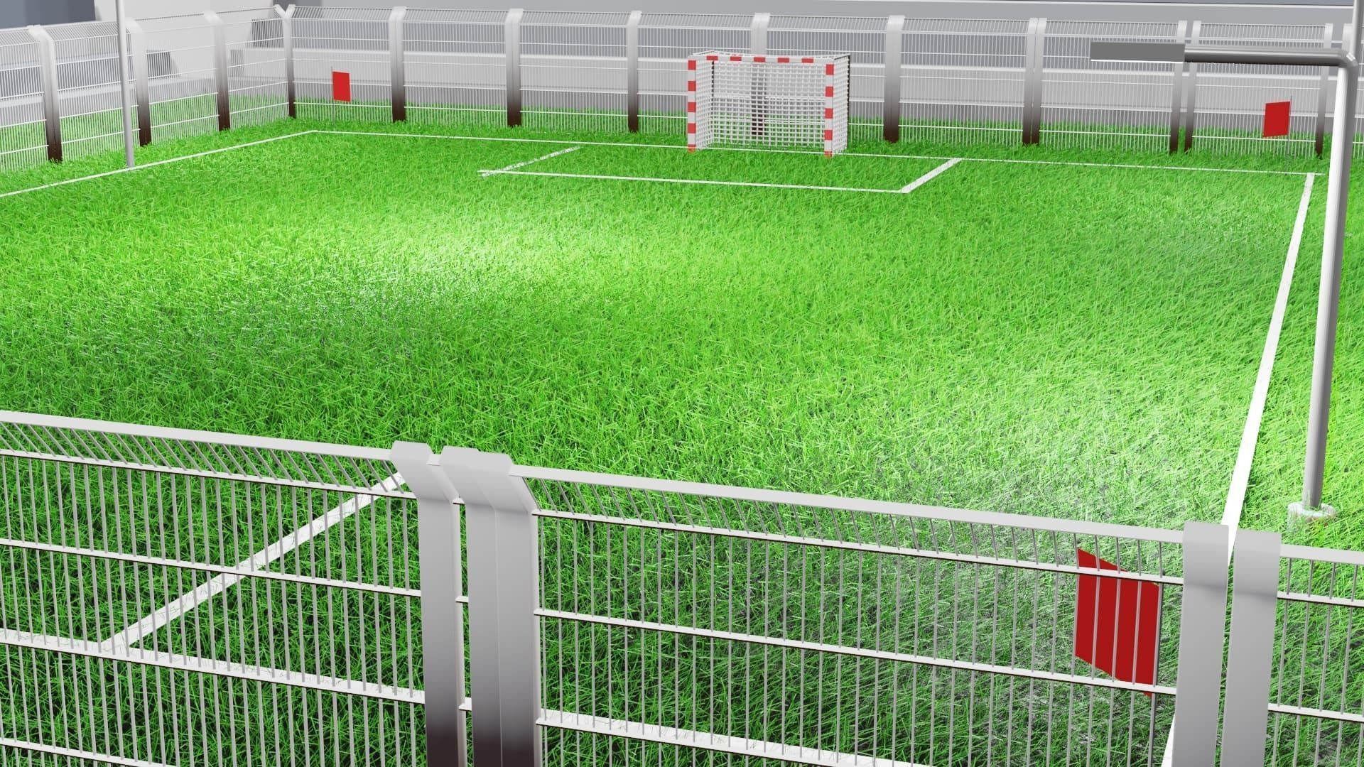Five-a-side football field 3D model_3